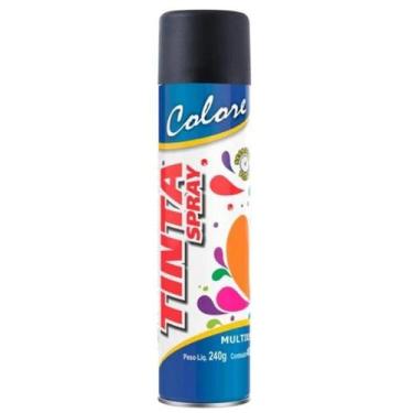 Imagem de Tinta Spray Preto Fosco 400ml Colore - GB