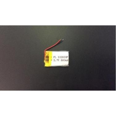 Imagem de Bateria 102030  3,7v   600mah 10mm X 20mm X 30mm Com 2 Fios - bgb