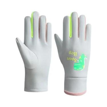 Imagem de Luvas De Inverno Para Crianças, Desenho Animado, Dinossauro, Quente, À