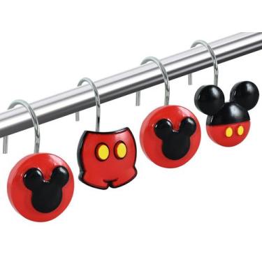 Imagem de Ganchos para cortinas de chuveiro CTOHN Mouse Theme Stainless Steel x1