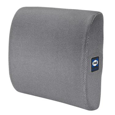 Imagem de Sealy Almofada ergonômica de suporte lombar para cadeira de escritório e assento de carro – Almofada lombar com suporte para as costas de espuma viscoelástica, suporte de cadeira premium para alívio