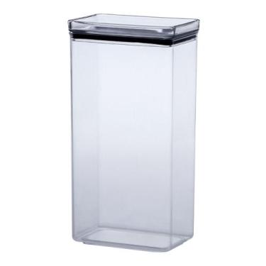 Imagem de Pote Hermético Acrílico Retangular Lumini Empilhável 2600ml - Paramoun