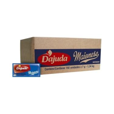Imagem de Sache Maionese Dajuda Caixa 192 Unidades 7g