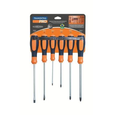 Imagem de Jogo De Chaves De Fenda Ultragrip Plus 6 Peças Tramontina Pro Tramontina