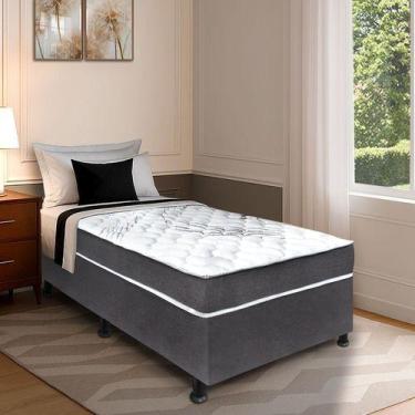 Imagem de Cama Box Conjugada Com Colchão Solteiro Para Quarto Bz Home - Bz Home 