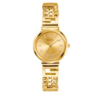 Imagem de Relógio Feminino Guess Cluster Dourado Gw0545l2-Feminino