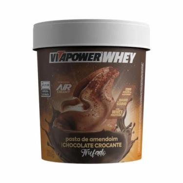 Imagem de Pasta de Amendoim VITAPOWER Whey sabor Chocolate Crocante Trufado - 60