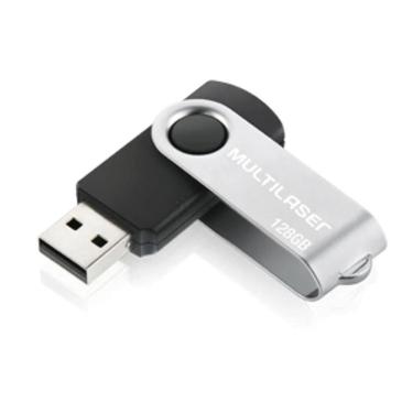 Imagem de Pen Drive Twist 128gb Usb Leitura 10mb-s E Gravacao 3mb-s Preto Multilaser - Pd591