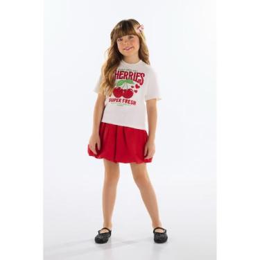 Imagem de Conjunto com Blusa e Saia Balonê Quimby, 14