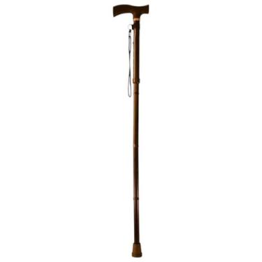 Imagem de Bengala Regulável T Alumínio Reforçada 100Kg Mebuki, BRONZE