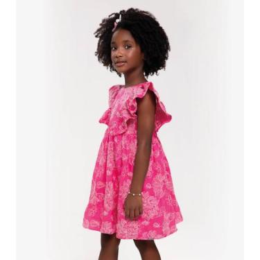 Imagem de Vestido Infantil Trick Nick Rosa, 12, Rosa