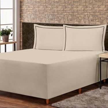 Imagem de Jogo de Lençol Conjugado para Cama Box CASAL Versatile com Fronhas 03 