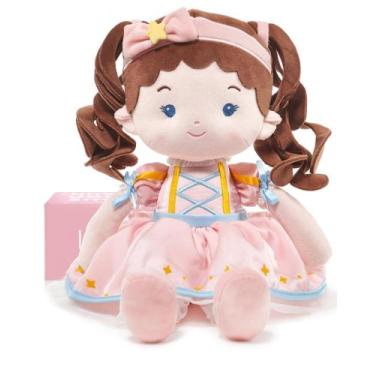 Imagem de Baby Doll LeyaDoll Soft 40cm, minha primeira para uma menina de 1 ano