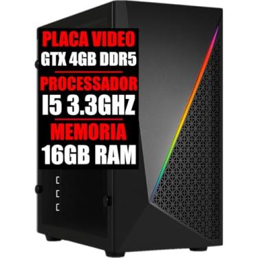 Imagem de PC GAMER GTX 4GB DDR5, I5 3.3GHZ, SSD 480GB, 16GB RAM (8GB RAM + SSD 480GB)