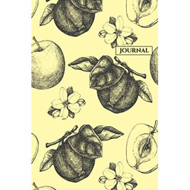 Imagem de Journal | A Dot Grid Journal Bullet Notebook: Apple Blossoms Yellow Background