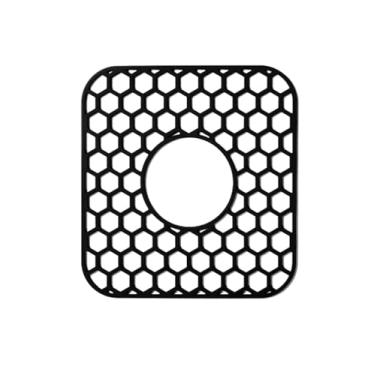 Imagem de BestYiJo Protetores de pia de silicone para pia de cozinha - Tapete antiderrapante resistente ao calor com função de drenagem para fundo de pias de aço inoxidável e porcelana, pode ser lavado na