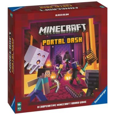Imagem de Ravensburger Minecraft Portal Dash - Jogo de Tabuleiro Emocionante para Toda Família - Aventura no Mundo de Minecraft - Presente Perfeito!
