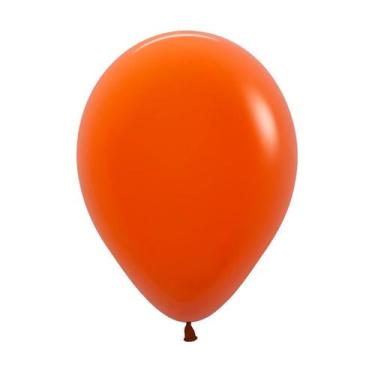 Imagem de Balão de Festa Latéx Fashion - Laranja Pôr do Sol Cor: 062 - Sempertex