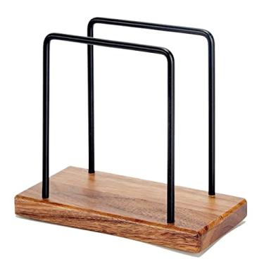 Imagem de porta-lenços Suporte de toalha de papel de ferro forjado restaurante base de mesa hotel cama e café da manhã suporte de guardanapo vertical suporte de guardanapo de café suporte de caixa de lenços