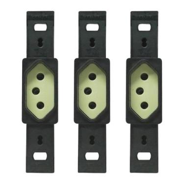 Imagem de Kit 3 Conjunto Tomada 2p+t 10a 250v Sem Placa Pial Legrand