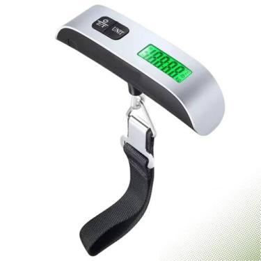 Imagem de Balança Digital Portátil de Mão com Gancho e Display - King