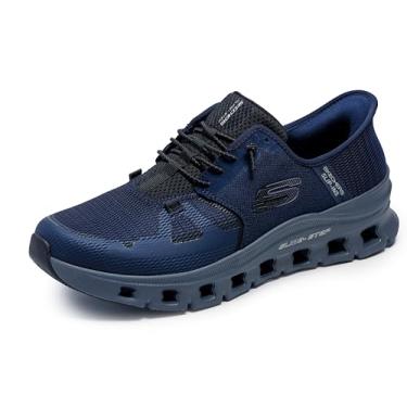 Imagem de Skechers Tênis masculino Glide-Step Pro Hands Free Slip-in, Azul-marinho/carvão, 41