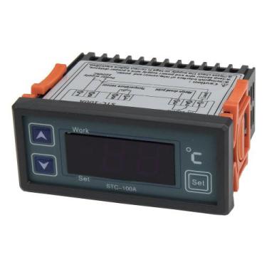 Imagem de Controlador de Temperatura Termostato 110-220V STC-100A NFe - Precisão