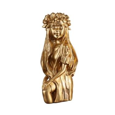 Imagem de Baoblaze Estatueta de anjo, ornamento, artesanato de mesa, escultura colecionável, estátua para apartamento, presente de inauguração, armário, decoração