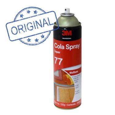 Imagem de Adesivo Spray Multiuso 3M Cola 77  550ml Fixação Forte para Diversos M