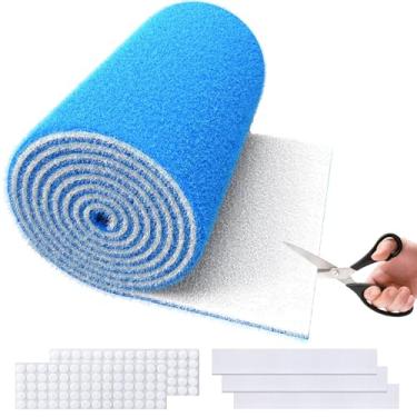 Imagem de MAXTBEE MERV 8 filtros de ventilação de ar, corte de 50,8 cm x 254 cm para caber no material do filtro de ar (mais de 80 filtros), filtro de ventilação tripla eletrostática para piso, teto