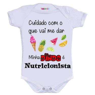Imagem de Body Divertido - Dinda Nutricionista - KALUNDU KIDS, GG