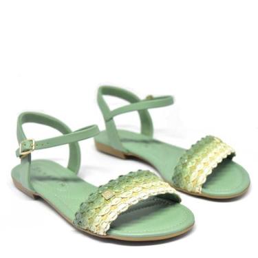 Imagem de Sandalia Ramarim Sintetico, 38, Degrade, Mint