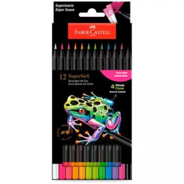 Imagem de Lapis De 12 Cores Supersoft Neon Faber Castell