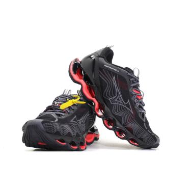 Imagem de Tenis Mizuno Pro X Premium Preto Vermelho