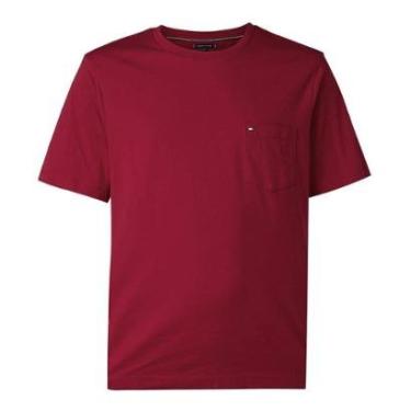 Imagem de Camiseta Tommy Hilfiger Essential Pocket Tee Masculino Rosa-Masculino