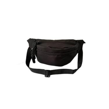 Imagem de Bolsa esportiva casual transversal na cintura e no peito, Preto, Tendência