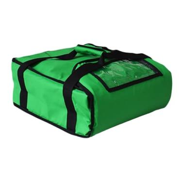 Imagem de Ｂｅｓｇａ Saco de entrega de alimentos isolado para pizza, caixa térmica para alimentos quentes ou frios, leve, aquecedor de alimentos, 14inch
