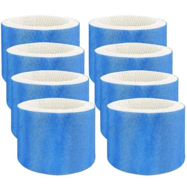 Imagem de Yinage Pacote com 8 filtros de absorção de umidificador de substituição compatível com Honeywell HAC-504, HAC-504AW, HCM-350, HCM-300T, HCM-600, HCM-710, HCM-315T, umidificadores da série, azul