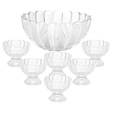 Imagem de Conjunto 7 Peças Bowl Com 6 Taças De Sobremesa Geneva Wolff