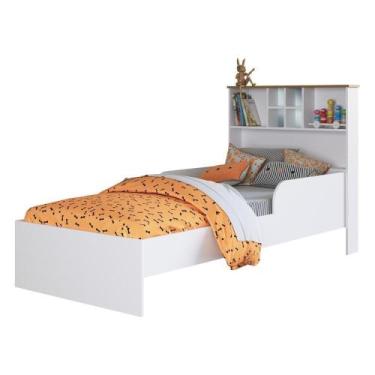 Imagem de Cama Infantil Com Nichos Para Colchão 188x88cm Multimóveis Cr40069 Bra