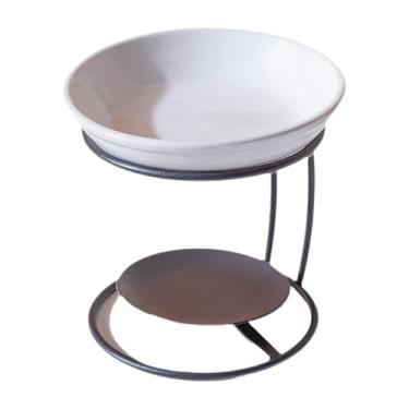 Imagem de Generic Queimador de Óleos Essenciais com Estrutura de Ferro, Difusor de Aromas, Incensário, Aquecedor de Cera, Queimador de Cera Derretida para SPA, Sala de, Preto
