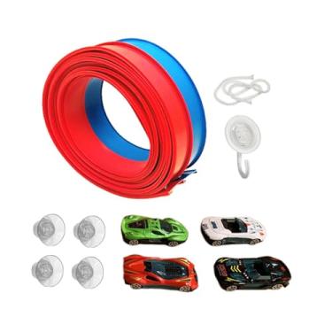 Imagem de Dynwave Pista de corrida flexível Flex Tracks, presente de Natal para meninos e meninas a partir de 3 anos, brinquedo de pista de corrida flexível