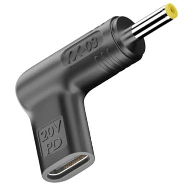 Imagem de Adaptador de alimentação CC USB C de 100W para plugue de 4,0 x 1,7 mm, adaptador USB C para 4,0 mm x 1,7 mm 19V, adaptador PD tipo USB C para 4,0 x 1,7 mm feito para laptop Lenovo Series