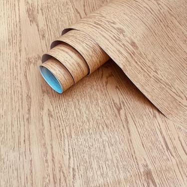 Imagem de Piso Vinilico Autocolante, Adesivo para Piso, Vinilico Autocolante 10mx61cm Proprio para Chão Quarto, Cozinha, Sala, Banheiro(P10 Madeira Alaranjado)