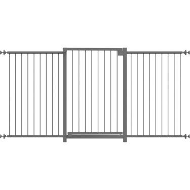 Imagem de Grade portão multigrade mf1501 preto divisor de ambientes