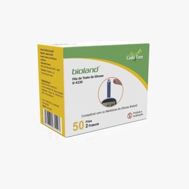 Imagem de Fita Medição de Glicose Mod. G423S CX/50 Tiras Bioland