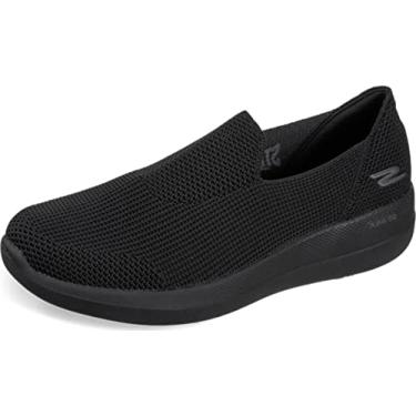 Imagem de Skechers Men's Go Max-Athletic Air Mesh Slip on Walking Shoe Sneaker, Black/Black, 7