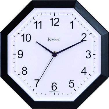 Imagem de Relógio De Parede Herweg 6662 27cm Preto