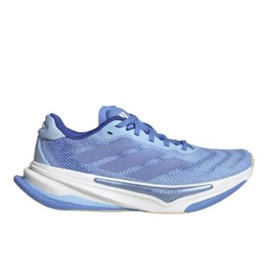Imagem de adidas Tênis de corrida feminino Supernova Prima 2, Blue Fusion/Blue Spark Metallic, 35