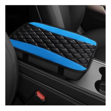 Imagem de NYTKL Almofada para console central de carro, 12,6" × 7,12.7 cm protetor de capa de assento de couro à prova d'água, macio e confortável antiarranhões para descanso de braço para a maioria dos carros